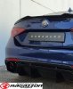 Dyfuzor zderzaka, rear diffuser CADAMURO Alfa Romeo Giulia Super / Business / Quadrifoglio style czarny